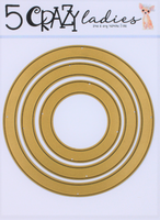 5 Crazy Ladies Die Set - Slider Circles