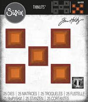 Tim Holtz Die Set- Stacked Tiles Squares