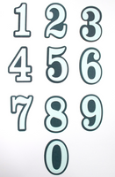 5 Crazy Ladies Die Set - Numbers: Medium with Shadow