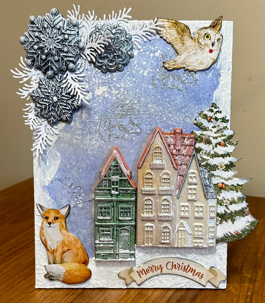 WINTER VALLEY CHRISTMAS CANVAS - created by Murphy's Mum