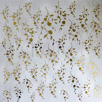 13arts Single Foiled Paper Sheet 12'x12' - Beautiful Moments - Gold Garden