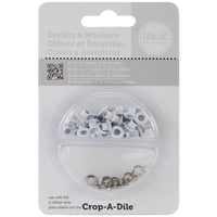 We R Memory Keepers Crop-a-dile Eyelets & Washers - White