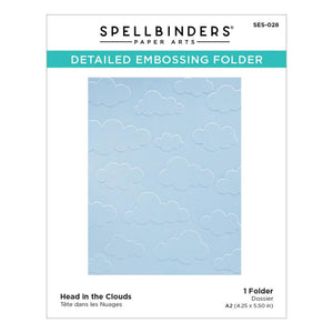 Spellbinders Embossing Folder Detailed - Head In The Clouds