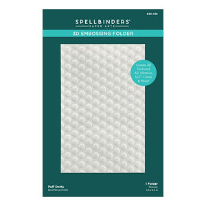 Spellbinders Embossing Folder 3D - Puff Dotty