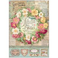 Stamperia Rice Paper - Rose Parfum: Album De Roses