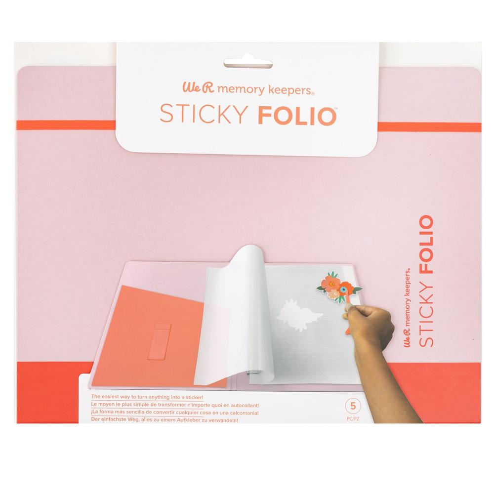 We R Memory Keepers Sticky Folio - Red