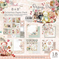 Asuka Studio Paper Pack 8" x 8" - Beary Sweet