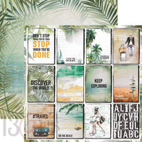 13arts Paper Pack 12" x 12" - Travel Journal