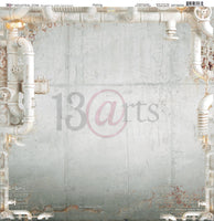 13@rts 12" x 12" Patterned Paper - Industrial Zone - Piping
