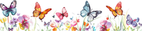 5 Crazy Ladies Stickers - Floral Borders 1

