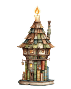 5 Crazy Ladies Stickers - Quirky Houses