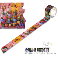 Aall and Create Washi Tape - Spiked & Blooming