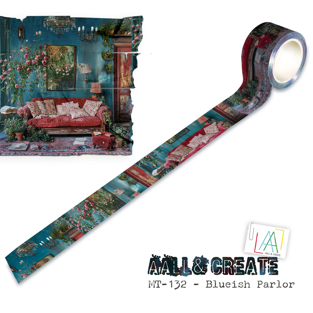 Aall and Create Washi Tape - Blueish Parlor