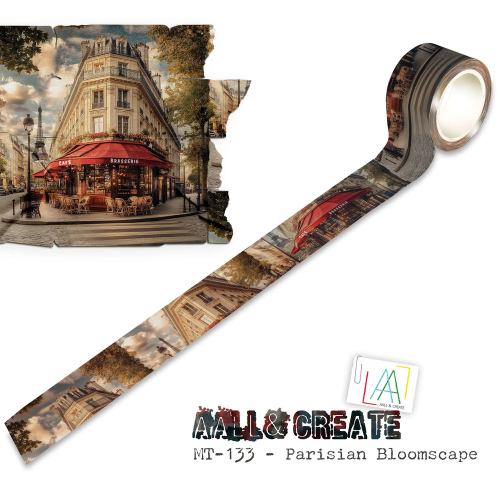 Aall and Create Washi Tape - Parrsian Bloomscape