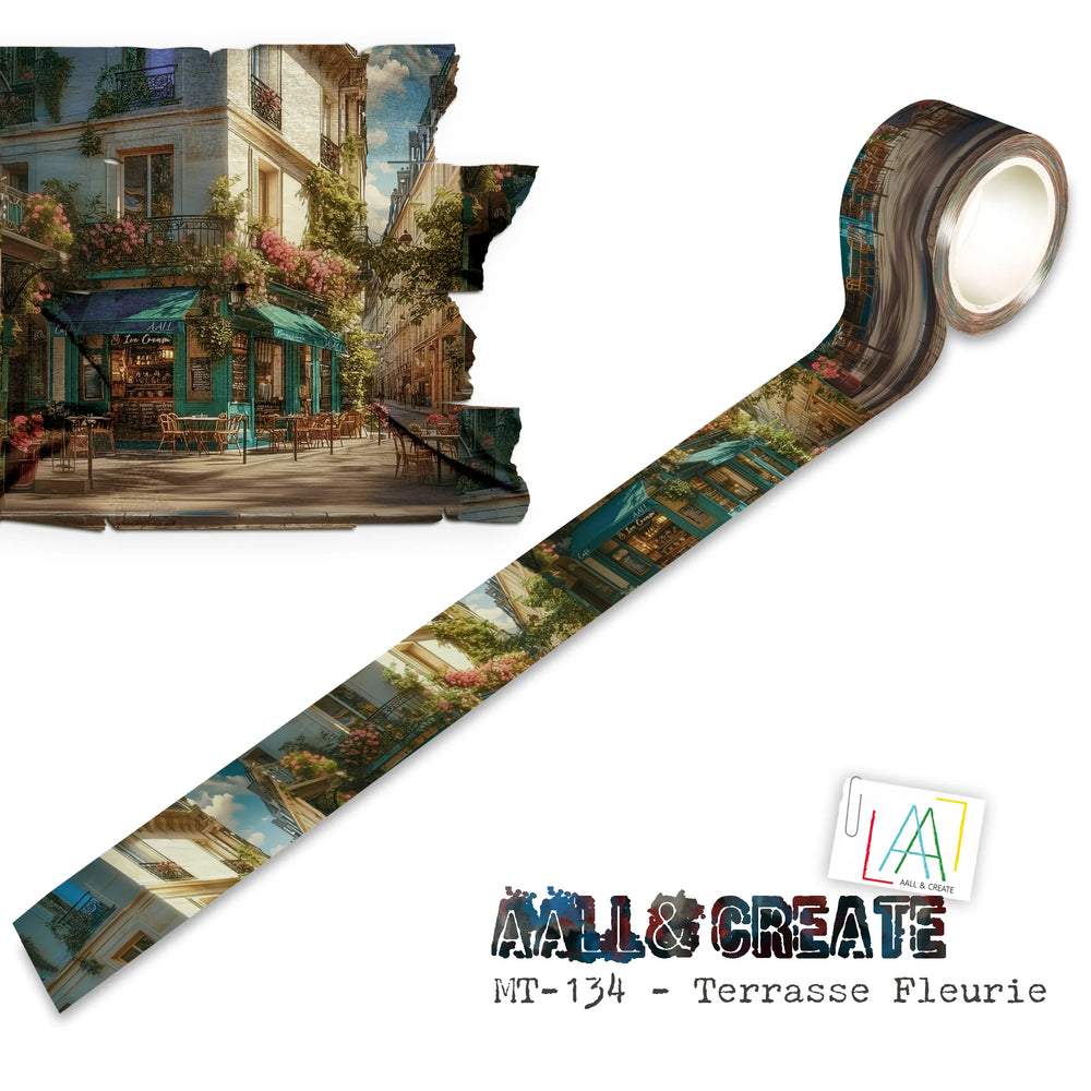 Aall and Create Washi Tape - Terrasse Fleurie