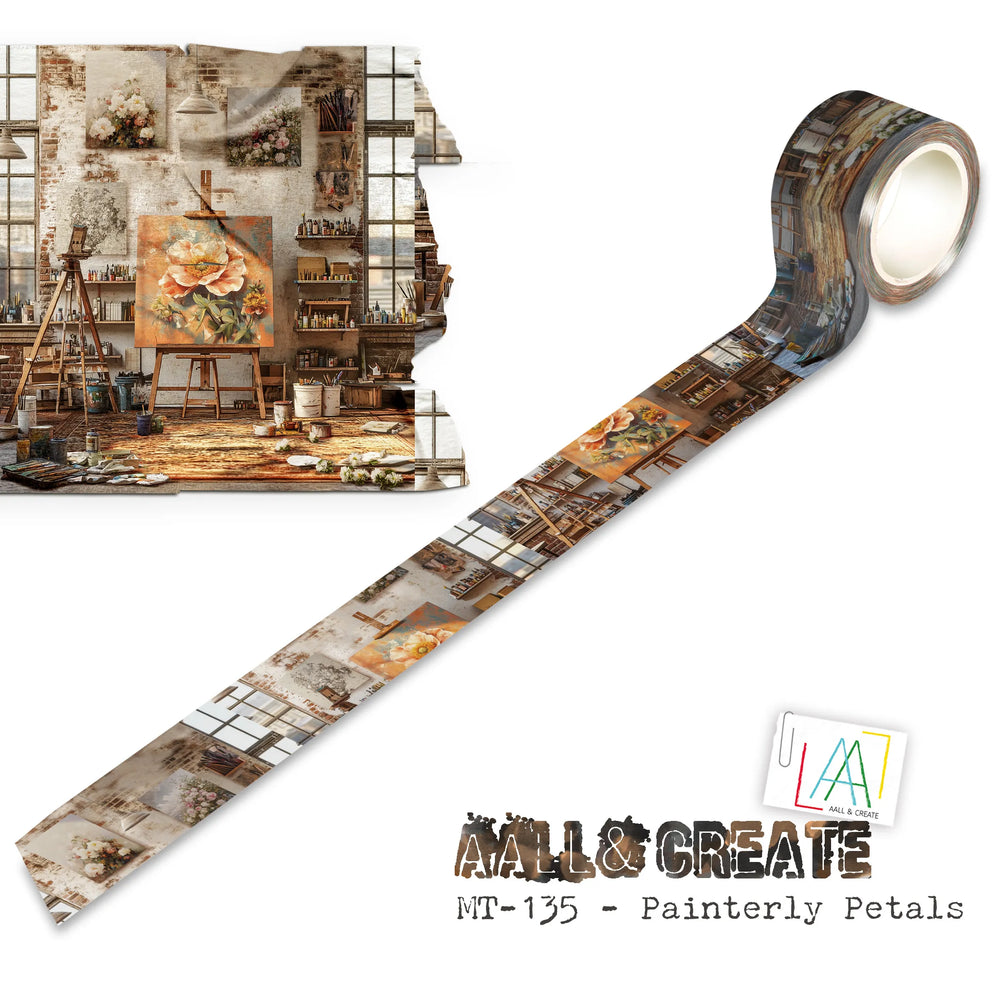 Aall and Create Washi Tape - Paiterly Petals