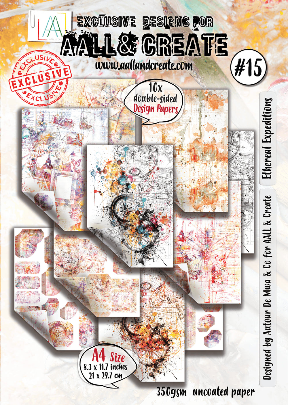 Aall & Create Design Papers A4 - Ethereal Expeditions