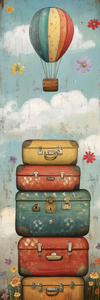 5 Crazy Ladies Stickers - Travel Borders