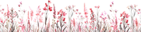 5 Crazy Ladies Stickers - Floral Borders 1
