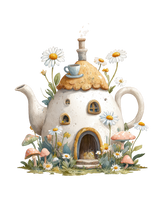 5 Crazy Ladies Stickers - Quirky Houses
