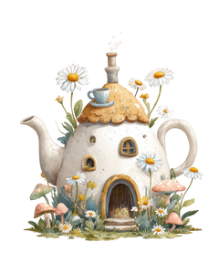 5 Crazy Ladies Stickers - Quirky Houses