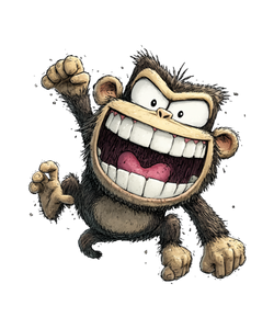 5 Crazy Ladies Stickers - Quirky Animals