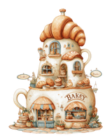 5 Crazy Ladies Stickers - Quirky Houses
