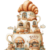 5 Crazy Ladies Stickers - Quirky Houses