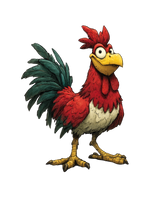 5 Crazy Ladies Stickers - Quirky Animals
