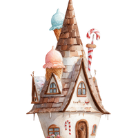 5 Crazy Ladies Stickers - Quirky Houses