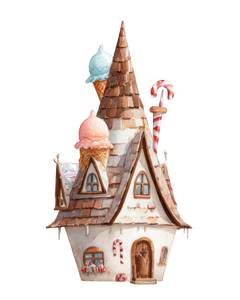 5 Crazy Ladies Stickers - Quirky Houses