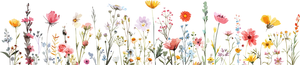 5 Crazy Ladies Stickers - Floral Borders 1