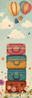 5 Crazy Ladies Stickers - Travel Borders
