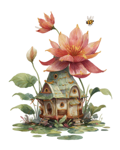 5 Crazy Ladies Stickers - Quirky Houses