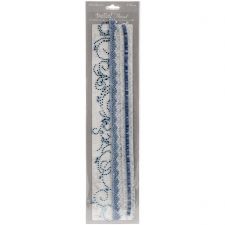 Bella! Bling & Fabric Trim Embellishments-Blue