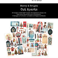 Paper Rose Cut Aparts Paper Pack - Merry and Bright