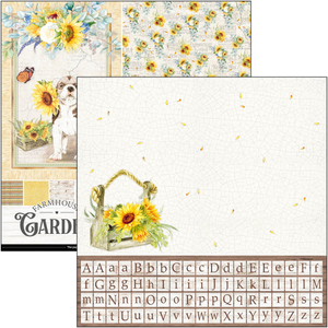 Ciao Bella Paper Pad 12" x 12" - Farmhouse Garden Patterns 8pk