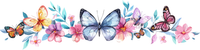5 Crazy Ladies Stickers - Floral Borders 1
