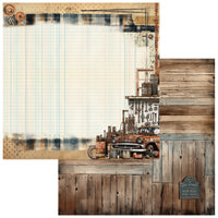 49 and Market Patterned Paper - Rust and Revs - Expedition
