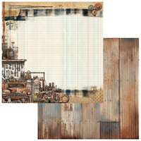 49 and Market Patterned Paper - Rust and Revs - Journey
