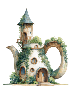 5 Crazy Ladies Stickers - Quirky Houses