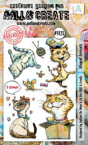 Aall & Create A6 Stamp Set - Alleycat Acrocats
