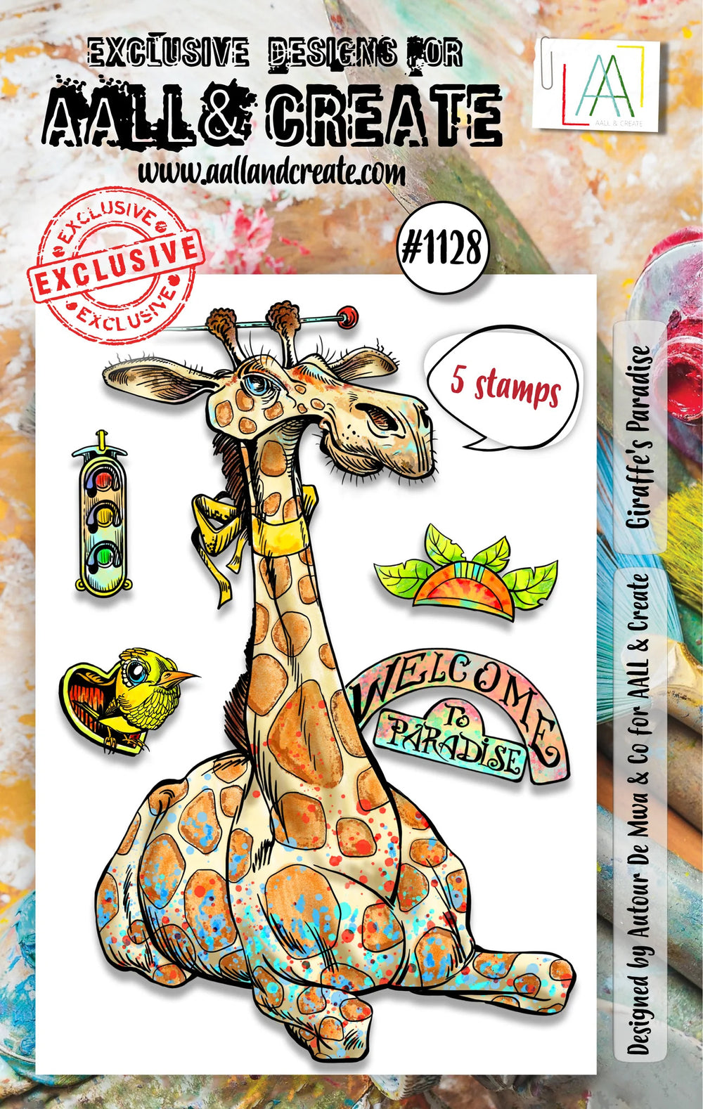 Aall & Create A7 Stamp Set - Giraffe'S Paradise