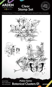 Arden Stamp Set - Maker Series - Botanical Clusters 01