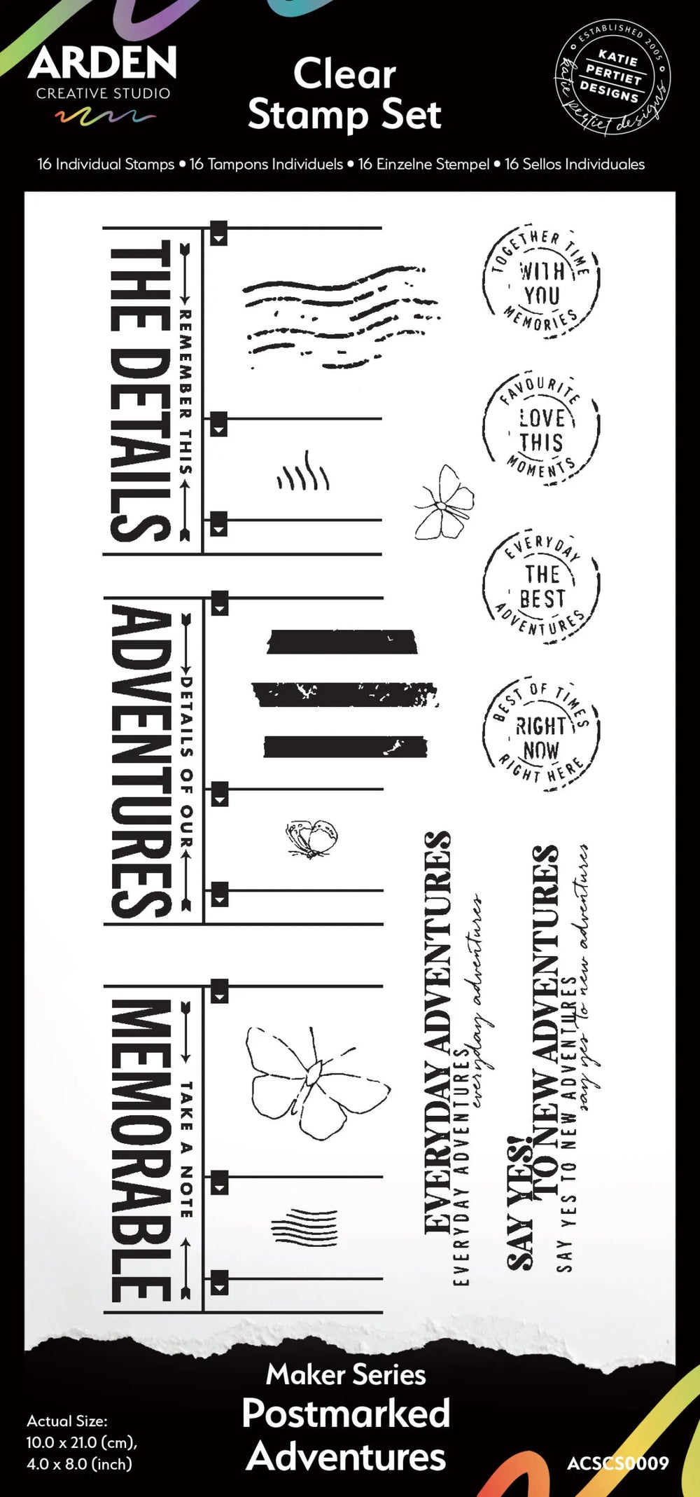 Arden Stamp Set - Maker Series - Postmarked Adventure