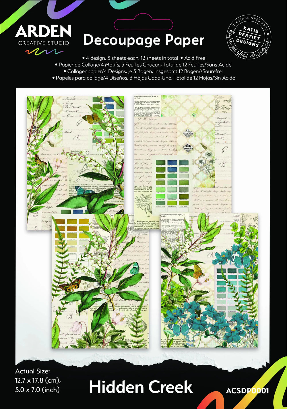 Arden Decoupage Paper - Hidden Creek