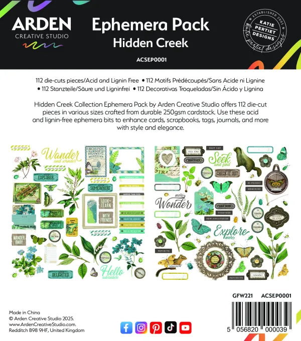Arden Ephemera Pack - Hidden Creek