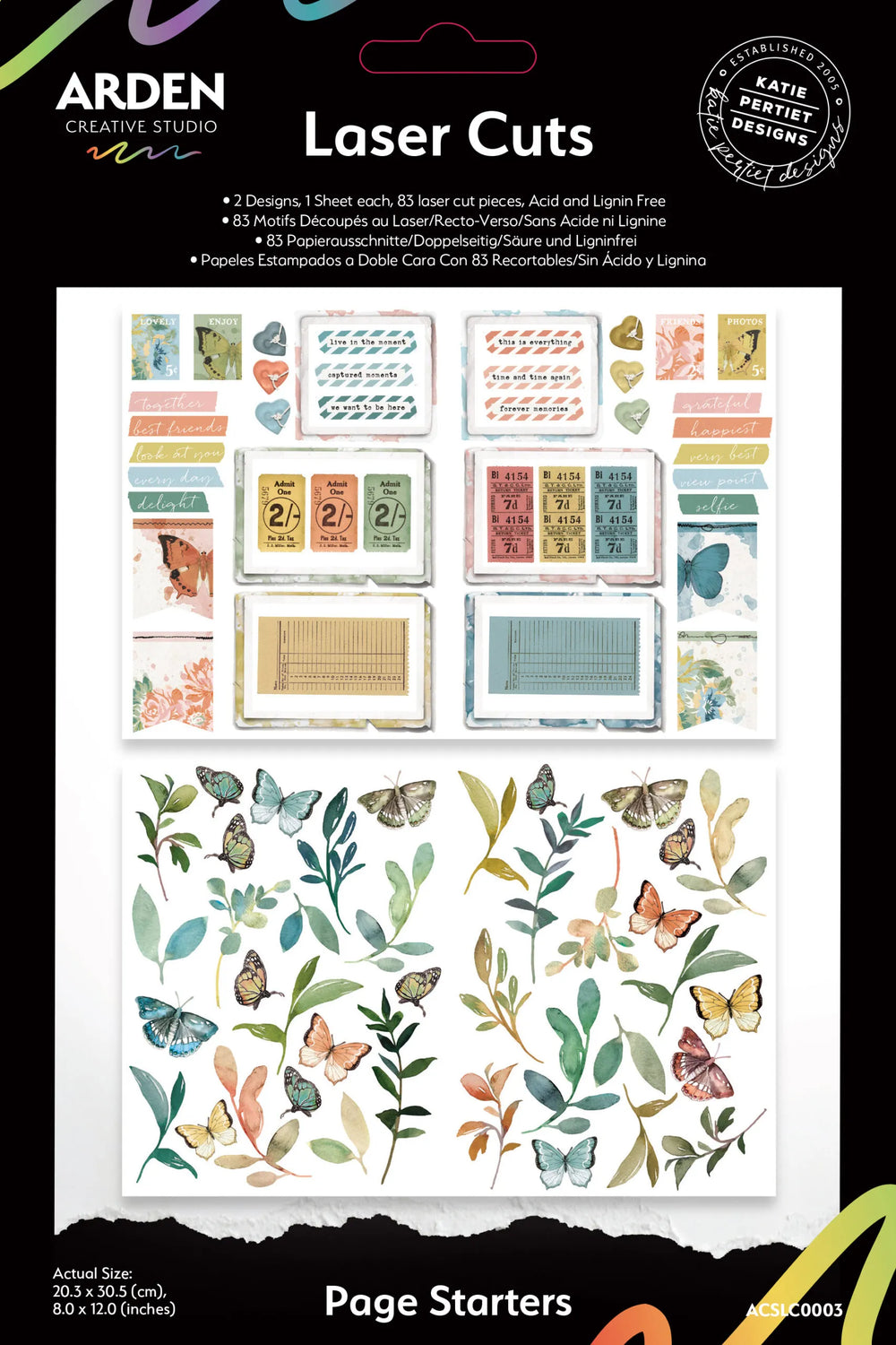Arden Laser Cuts - Page Starters
