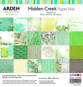 Arden Paper Pack 8x8 - Hidden Creek