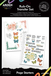 Arden Rub-On Transfer Set - Page Starters